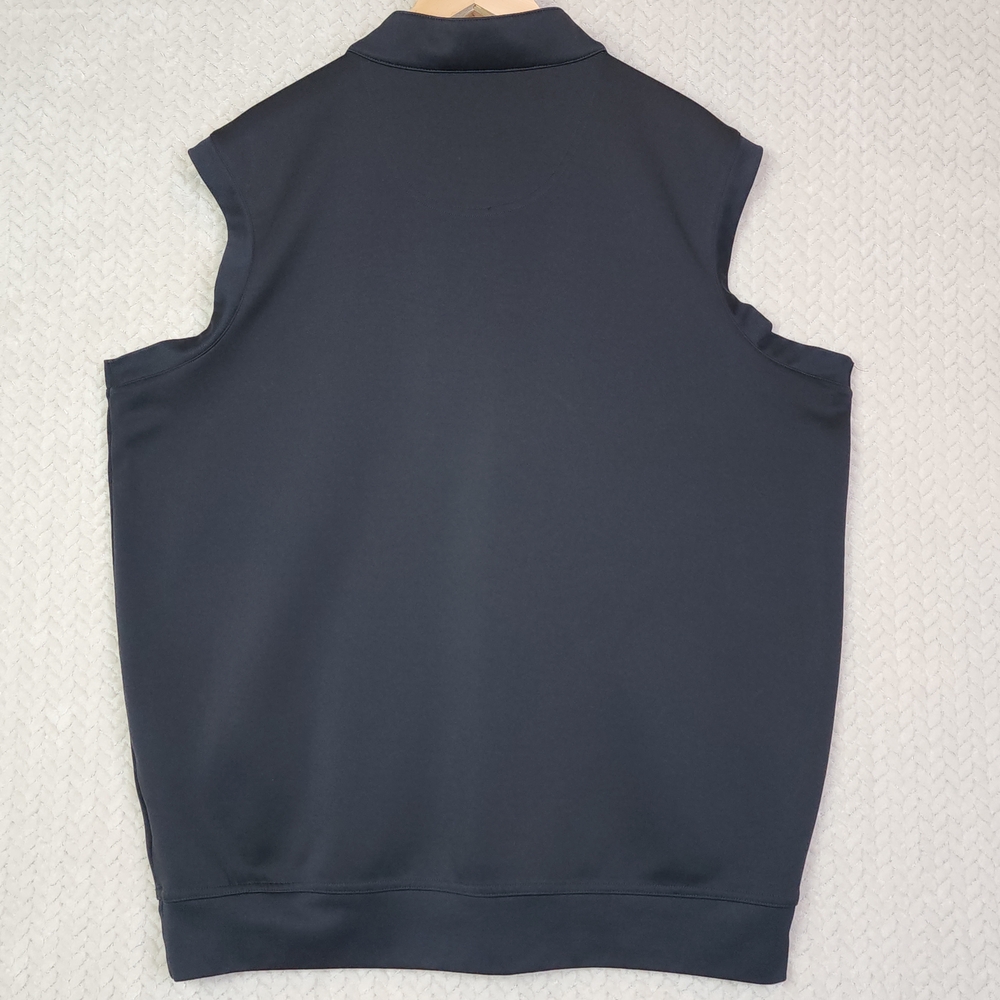 Pebble Beach Performance Black Button Vest Golf M… - image 2